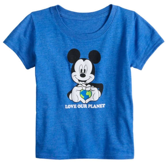 Girls Disney Mickey Mouse Bundle T-Shirt Zipper Bag Nature Lover Love Our Planet - Picture 4 of 6